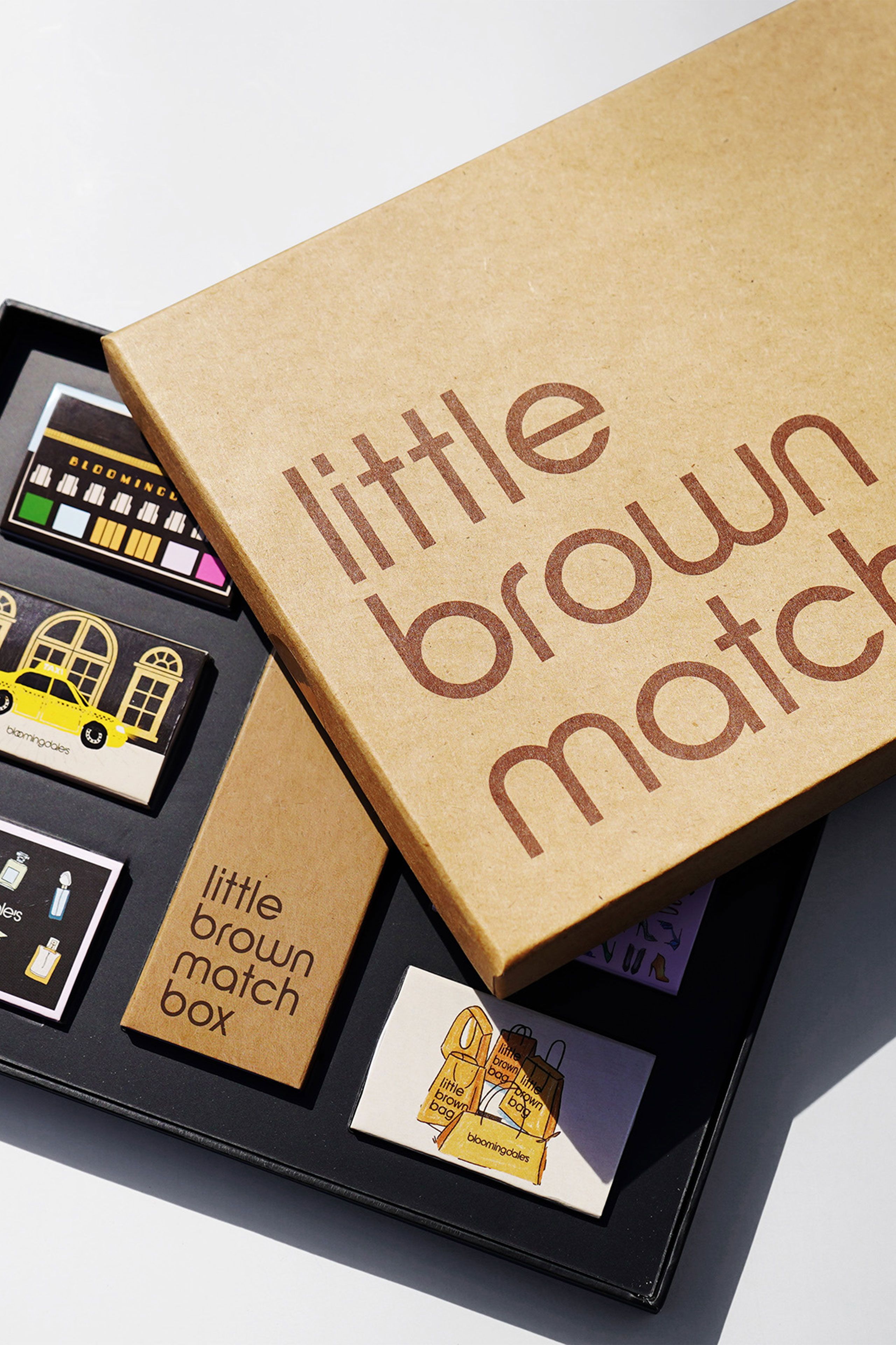Bloomingdale's Little Brown Match Box custom gifting and packaging program